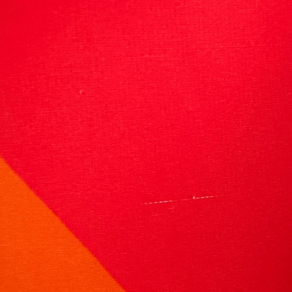 ChicMe NWOT Women's Vibrant Red and Orange Blouse - Picture 6 of 8